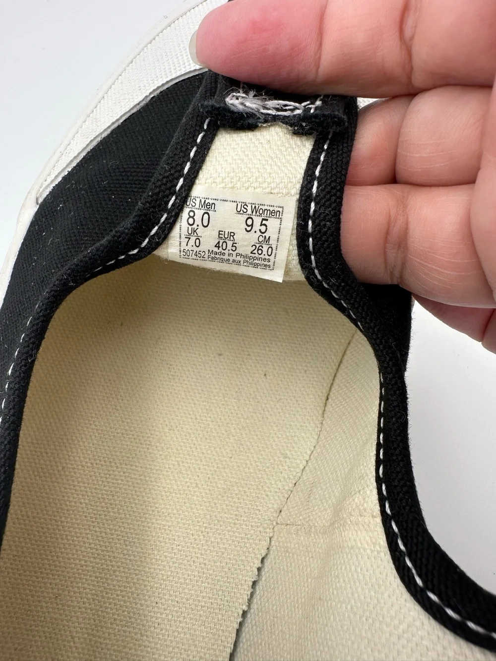 Vans Mary Jane Buckle Shoes Black W 9.5 M 8